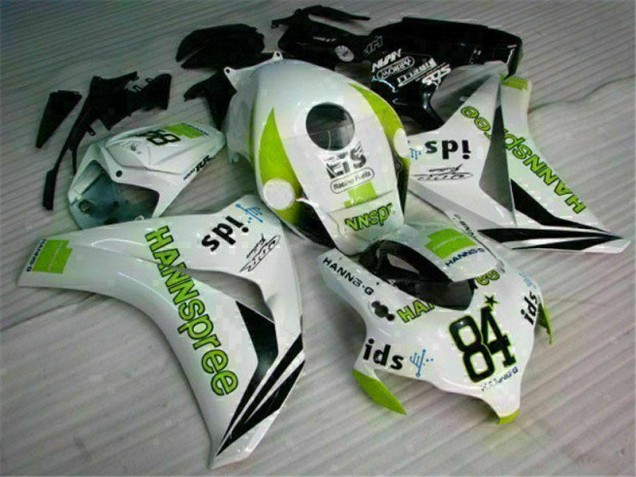 Affordable 2008-2011 White Green Hannspree 84 Honda CBR1000RR Motorcycle Bodywork Affordable 2008-2011 White Green Hannspree 84 Honda CBR1000RR Motorcycle Bodywork