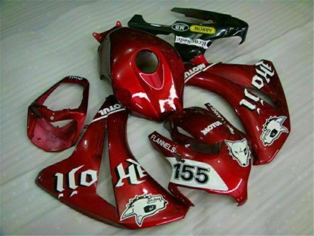 Affordable 2008-2011 Red Honda CBR1000RR Motorcyle Fairings