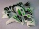 Affordable 2008-2011 Green White Honda CBR1000RR Motorcycle Fairings Kit