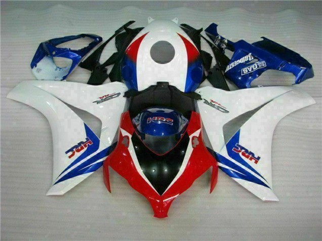 Affordable 2008-2011 White Blue Honda CBR1000RR Bike Fairing & Plastics
