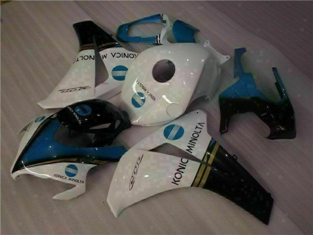 Affordable 2008-2011 White Blue Honda CBR1000RR Bike Fairings