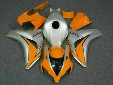 Affordable 2008-2011 Orange Silver Honda CBR1000RR Motorcycle Bodywork