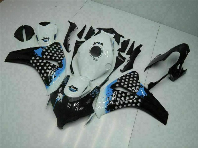 Affordable 2008-2011 White Black Honda CBR1000RR Moto Fairings Affordable 2008-2011 White Black Honda CBR1000RR Moto Fairings