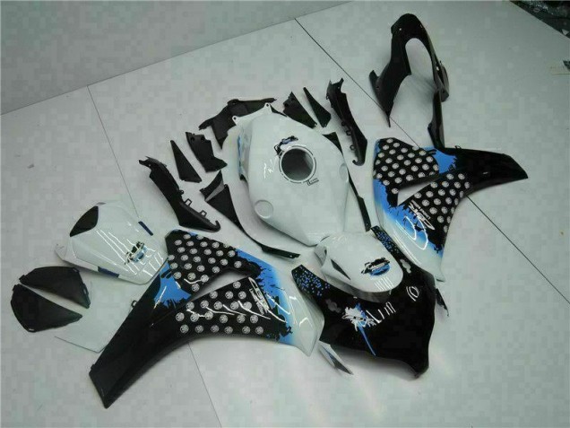 Affordable 2008-2011 White Black Honda CBR1000RR Moto Fairings Affordable 2008-2011 White Black Honda CBR1000RR Moto Fairings