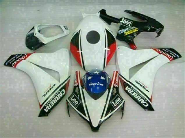 Affordable 2008-2011 White Honda CBR1000RR Motorcycle Fairings & Plastics