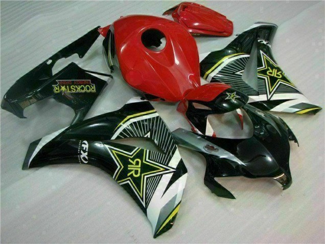Affordable 2008-2011 Red Black Honda CBR1000RR Motorcycle Fairing
