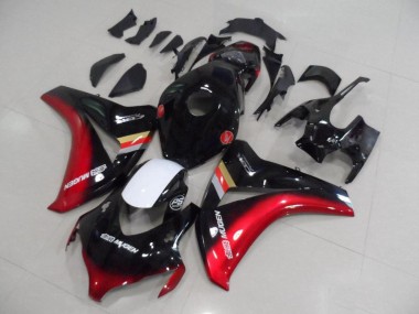 Affordable 2008-2011 Black Red Mugen Honda CBR1000RR Bike Fairing Kit