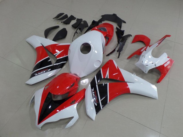 Affordable 2008-2011 Black White and Red Honda CBR1000RR Motorcycle Bodywork Affordable 2008-2011 Black White and Red Honda CBR1000RR Motorcycle Bodywork