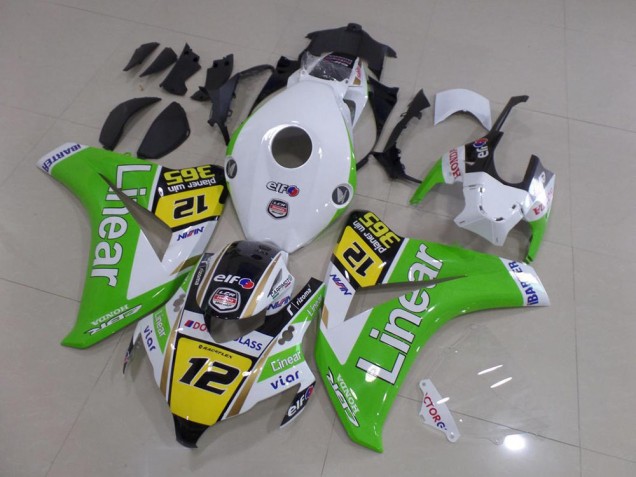 Affordable 2008-2011 Green Linear 12 Honda CBR1000RR Moto Fairings Affordable 2008-2011 Green Linear 12 Honda CBR1000RR Moto Fairings