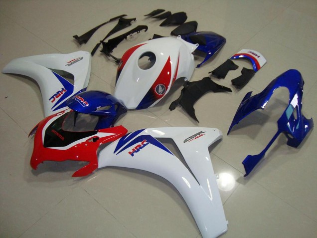 Affordable 2008-2011 White Blue Red HRC Honda CBR1000RR Motorcycle Fairings Kit Affordable 2008-2011 White Blue Red HRC Honda CBR1000RR Motorcycle Fairings Kit