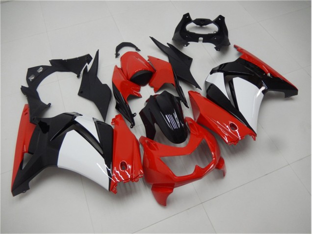 Affordable 2008-2012 Red Black White Kawasaki EX250 Motorcycle Fairings