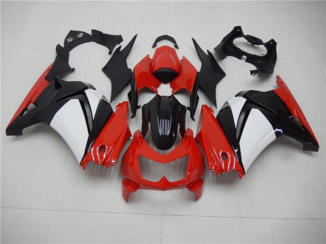 Affordable 2008-2012 Red Black White Kawasaki EX250 Motorcycle Fairings