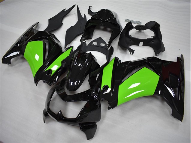 Affordable 2008-2012 Black Green Kawasaki EX250 Motorcycle Fairing