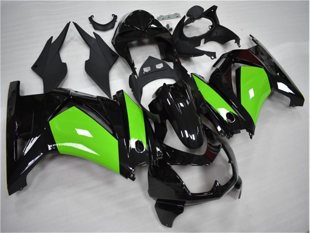 Affordable 2008-2012 Black Green Kawasaki EX250 Motorcycle Fairing