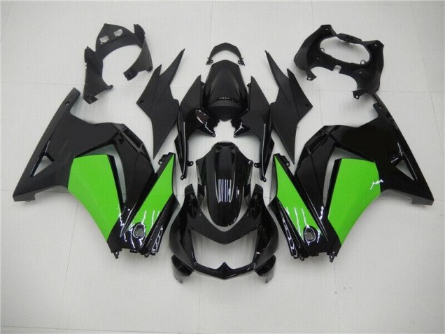 Affordable 2008-2012 Black Green Kawasaki EX250 Motorcycle Fairing