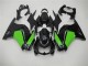 Affordable 2008-2012 Black Green Kawasaki EX250 Motorcycle Fairing