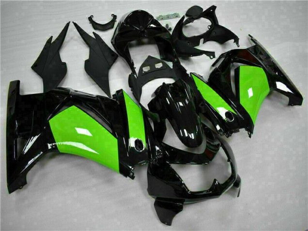 Affordable 2008-2012 Black Green Kawasaki EX250 Motorbike Fairings