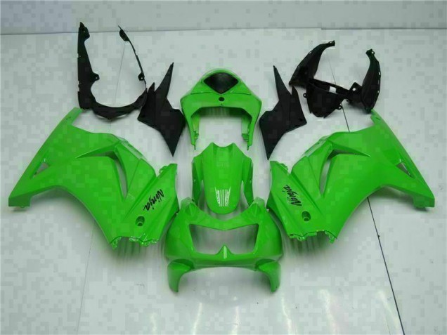 Affordable 2008-2012 Green Black Ninja Kawasaki EX250 Motorcycle Fairing Kit