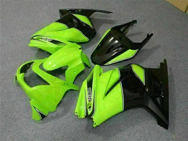 Affordable 2008-2012 Green Black Ninja Kawasaki EX250 Motor Bike Fairings