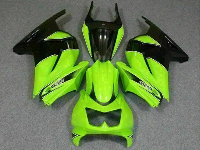 Affordable 2008-2012 Green Black Ninja Kawasaki EX250 Motor Bike Fairings