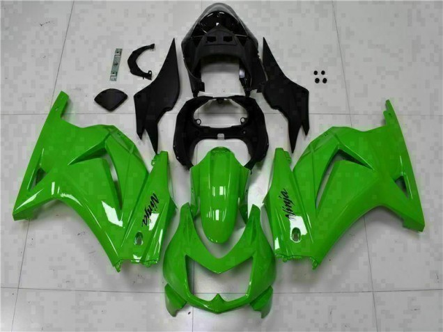 Affordable 2008-2012 Green Black Ninja Kawasaki EX250 Motorcycle Fairing Kits