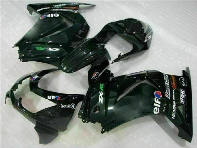 Affordable 2008-2012 Black Kawasaki EX250 Bike Fairings