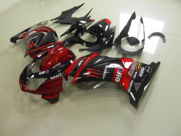 Affordable 2008-2012 Candy Red Monster Kawasaki ZX250R Motorbike Fairing Affordable 2008-2012 Candy Red Monster Kawasaki ZX250R Motorbike Fairing