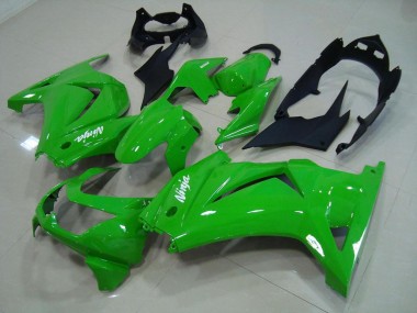 Affordable 2008-2012 Green Kawasaki Ninja ZX250R Motorcycle Fairing Kits & Plastic Bodywork MF3608