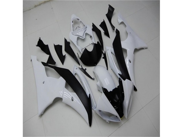 Affordable 2008-2016 White Black Yamaha YZF R6 Bike Fairings & Bodywork Affordable 2008-2016 White Black Yamaha YZF R6 Bike Fairings & Bodywork