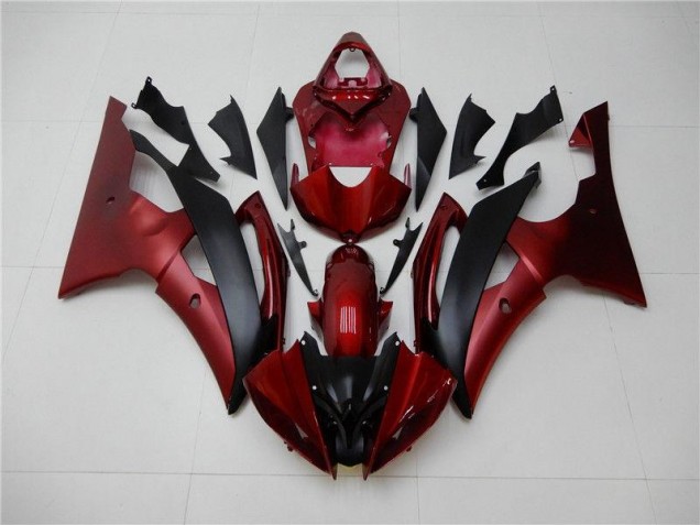 Affordable 2008-2016 Red Black Yamaha YZF R6 Bike Fairing Kit Affordable 2008-2016 Red Black Yamaha YZF R6 Bike Fairing Kit