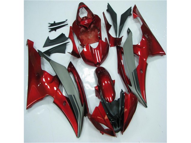 Affordable 2008-2016 Red Grey Yamaha YZF R6 Motorcycle Fairings Kits Affordable 2008-2016 Red Grey Yamaha YZF R6 Motorcycle Fairings Kits