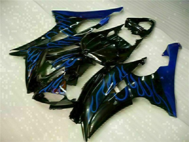 Affordable 2008-2016 Blue Flame Black Yamaha YZF R6 Motorcylce Fairings Affordable 2008-2016 Blue Flame Black Yamaha YZF R6 Motorcylce Fairings