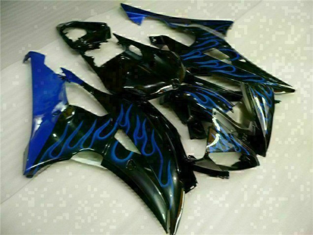 Affordable 2008-2016 Blue Flame Black Yamaha YZF R6 Motorcylce Fairings Affordable 2008-2016 Blue Flame Black Yamaha YZF R6 Motorcylce Fairings