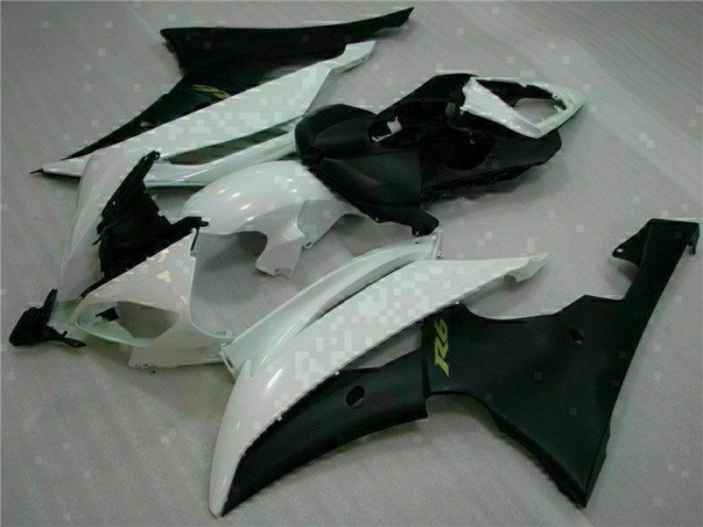 Affordable 2008-2016 White Black Yamaha YZF R6 Motorcycle Fairings & Bodywork Affordable 2008-2016 White Black Yamaha YZF R6 Motorcycle Fairings & Bodywork