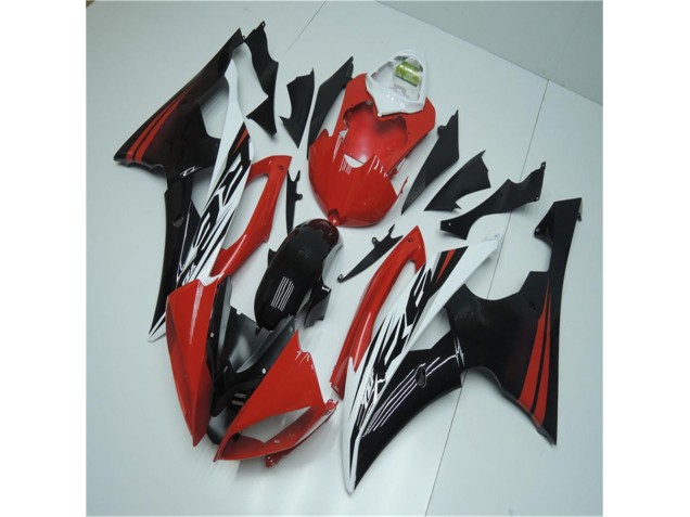 Affordable 2008-2016 Red White Yamaha YZF R6 Motorcyle Fairings Affordable 2008-2016 Red White Yamaha YZF R6 Motorcyle Fairings