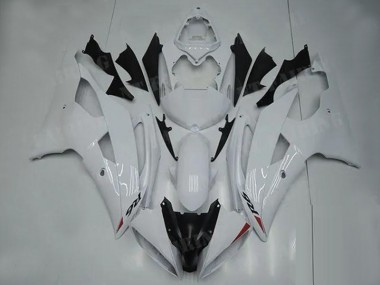Affordable 2008-2016 White Yamaha YZF R6 Motorcycle Fairings