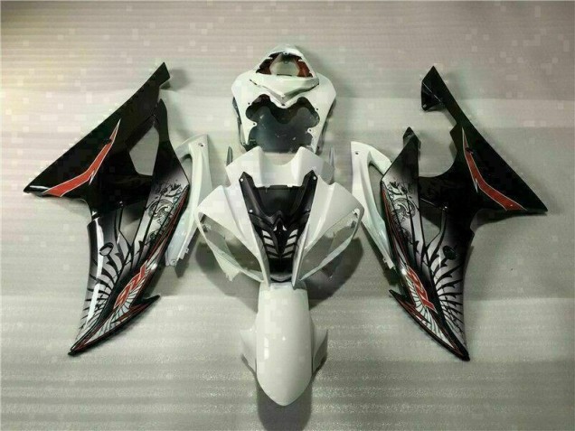 Affordable 2008-2016 White Black Yamaha YZF R6 Bike Fairings Affordable 2008-2016 White Black Yamaha YZF R6 Bike Fairings