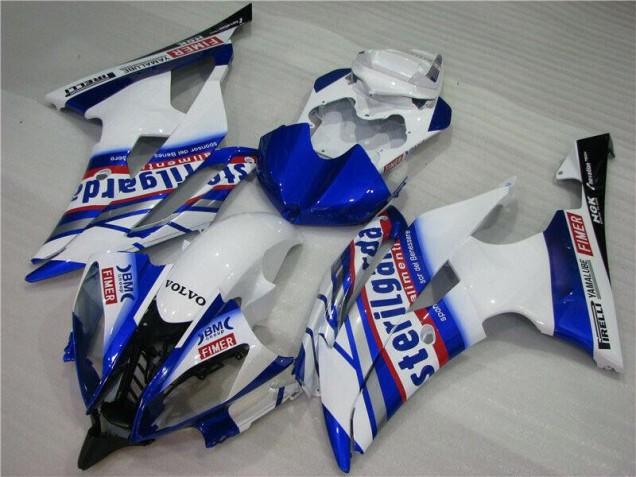 Affordable 2008-2016 White Blue Sterilgarda Volvo Yamaha YZF R6 Motorcycle Fairing Affordable 2008-2016 White Blue Sterilgarda Volvo Yamaha YZF R6 Motorcycle Fairing