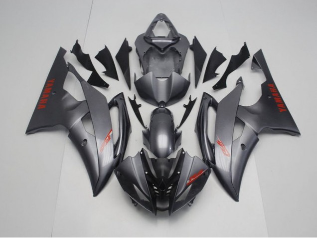 Affordable 2008-2016 Matte Black Grey Yamaha YZF R6 Motorcycle Fairings Kit Affordable 2008-2016 Matte Black Grey Yamaha YZF R6 Motorcycle Fairings Kit