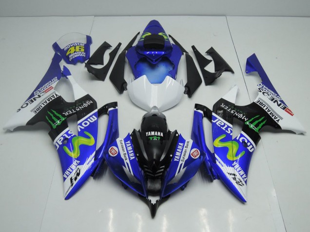 Affordable 2008-2016 New Movistar Yamaha YZF R6 Motorcycle Fairing Kit