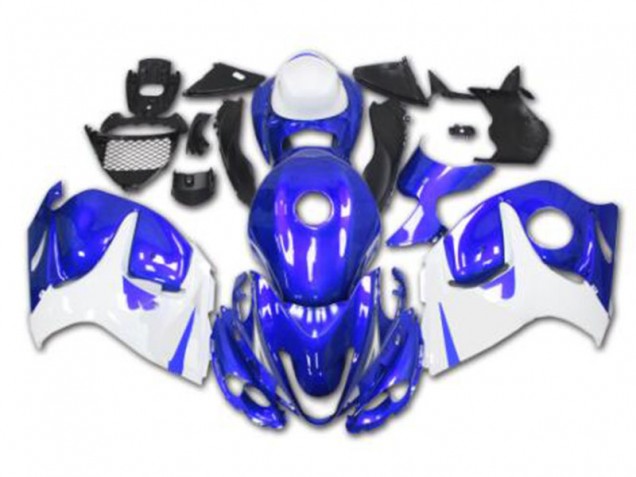 Affordable 2008-2019 Blue White Suzuki GSXR 1300 Hayabusa Motorcycle Replacement Fairings Affordable 2008-2019 Blue White Suzuki GSXR 1300 Hayabusa Motorcycle Replacement Fairings