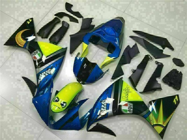 Affordable 2009-2011 Blue Yamaha YZF R1 Replacement Motorcycle Fairings Affordable 2009-2011 Blue Yamaha YZF R1 Replacement Motorcycle Fairings