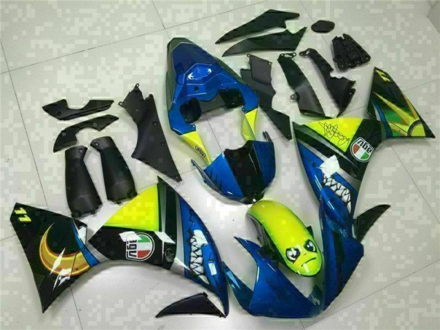 Affordable 2009-2011 Blue Yamaha YZF R1 Replacement Motorcycle Fairings Affordable 2009-2011 Blue Yamaha YZF R1 Replacement Motorcycle Fairings