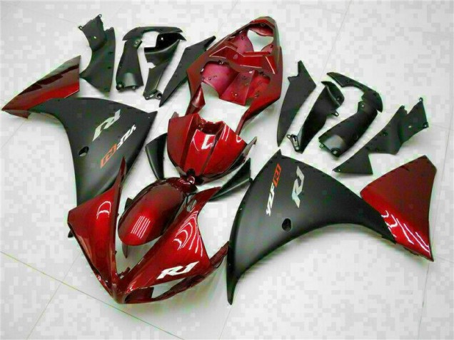 Affordable 2009-2011 Red Black Yamaha YZF R1 Motorbike Fairing Kits Affordable 2009-2011 Red Black Yamaha YZF R1 Motorbike Fairing Kits