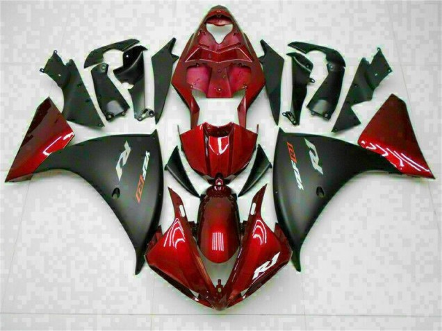 Affordable 2009-2011 Red Black Yamaha YZF R1 Motorbike Fairing Kits Affordable 2009-2011 Red Black Yamaha YZF R1 Motorbike Fairing Kits