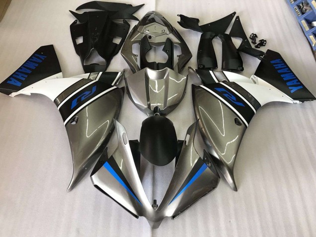 Affordable 2009-2011 Silver Blue Yamaha YZF R1 Replacement Fairings Affordable 2009-2011 Silver Blue Yamaha YZF R1 Replacement Fairings