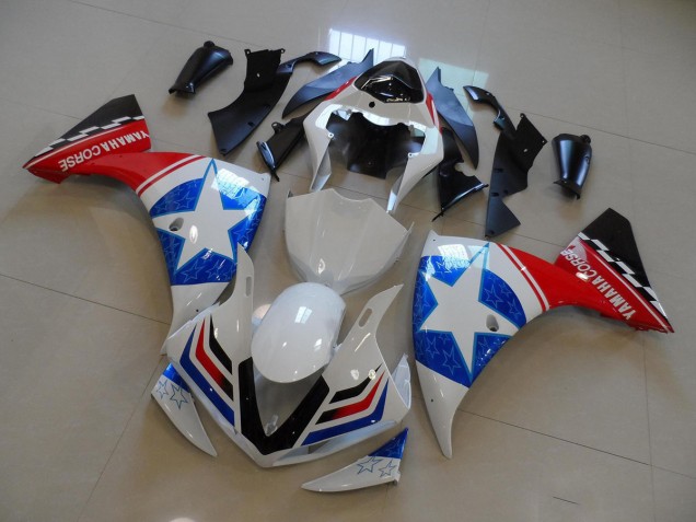 Affordable 2009-2011 White Black Ducati Star Yamaha YZF R1 Motorcycle Fairings Affordable 2009-2011 White Black Ducati Star Yamaha YZF R1 Motorcycle Fairings