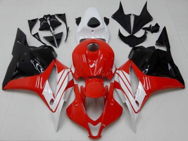 Affordable 2009-2012 Red White Black Honda CBR600RR Motorcycle Fairing Kits & Plastic Bodywork MF0247
