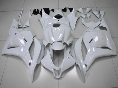 Affordable 2009-2012 Pearl White Honda CBR600RR Motorcycle Fairing Kits & Plastic Bodywork MF0252