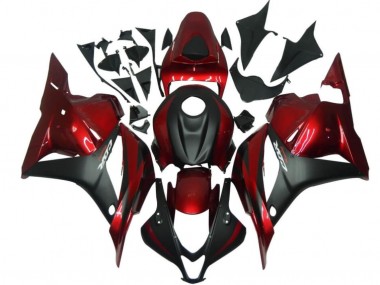 Affordable 2009-2012 Red Black Honda CBR600RR Motorcycle Fairing Kits & Plastic Bodywork MF1227
